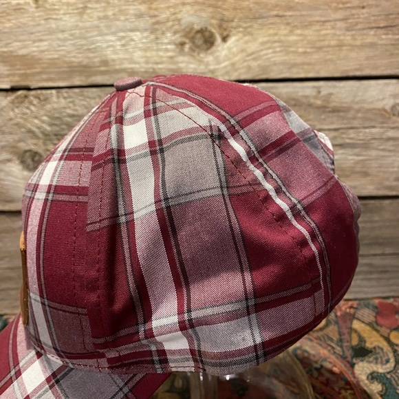 NWOT Awesome LOVE YOUR MELON Adjustable Plaid Cap - Made in USA, OSFM - Picture 5 of 9